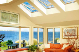 Manual venting skylight FV